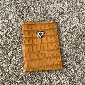 Brighton passport holder, tan, new